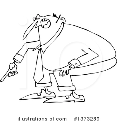 Royalty-Free (RF) Businessman Clipart Illustration by djart - Stock Sample #1373289