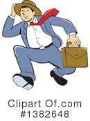 Businessman Clipart #1382648 by patrimonio