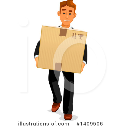 Royalty-Free (RF) Businessman Clipart Illustration by Vector Tradition SM - Stock Sample #1409506