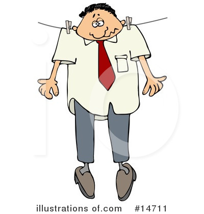 Royalty-Free (RF) Businessman Clipart Illustration by djart - Stock Sample #14711