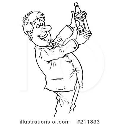 Royalty-Free (RF) Businessman Clipart Illustration by Alex Bannykh - Stock Sample #211333