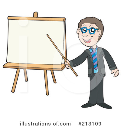 Royalty-Free (RF) Businessman Clipart Illustration by visekart - Stock Sample #213109