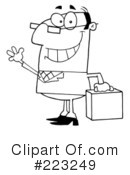Businessman Clipart #223249 by Hit Toon