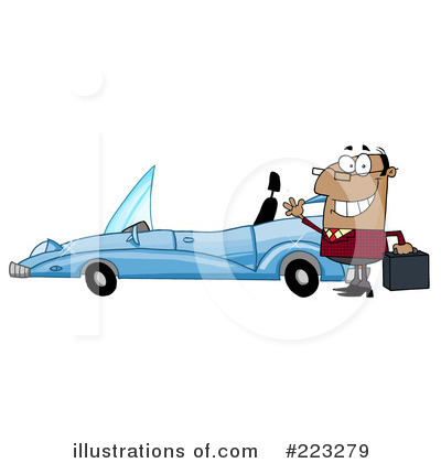 Royalty-Free (RF) Businessman Clipart Illustration by Hit Toon - Stock Sample #223279