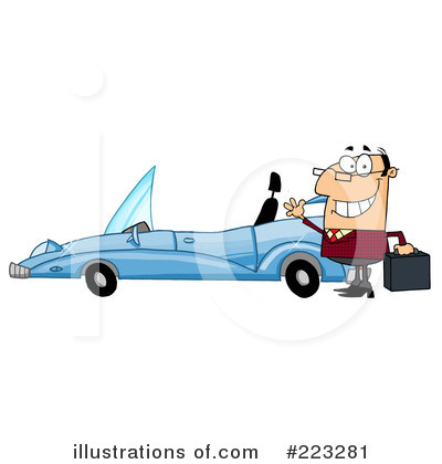 Royalty-Free (RF) Businessman Clipart Illustration by Hit Toon - Stock Sample #223281