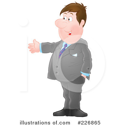 Royalty-Free (RF) Businessman Clipart Illustration by Alex Bannykh - Stock Sample #226865