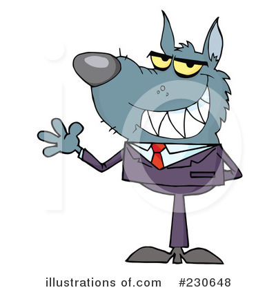 Royalty-Free (RF) Businessman Clipart Illustration by Hit Toon - Stock Sample #230648