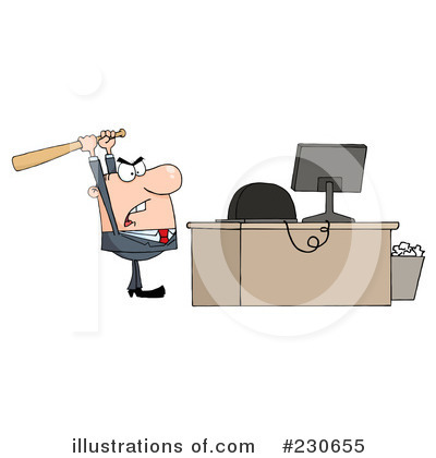 Royalty-Free (RF) Businessman Clipart Illustration by Hit Toon - Stock Sample #230655