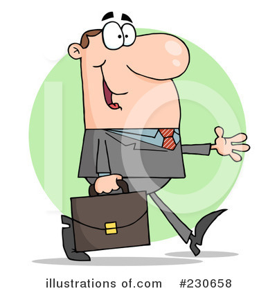 Royalty-Free (RF) Businessman Clipart Illustration by Hit Toon - Stock Sample #230658