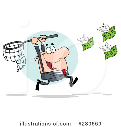 Royalty-Free (RF) Businessman Clipart Illustration by Hit Toon - Stock Sample #230669