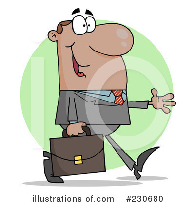 Royalty-Free (RF) Businessman Clipart Illustration by Hit Toon - Stock Sample #230680