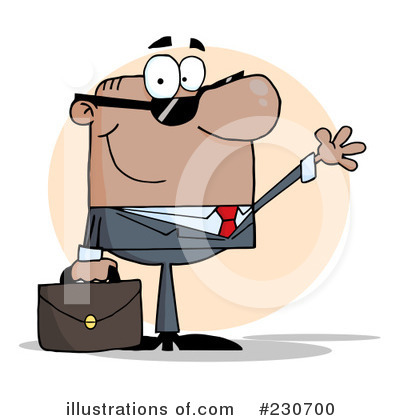 Royalty-Free (RF) Businessman Clipart Illustration by Hit Toon - Stock Sample #230700