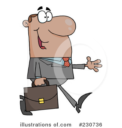 Royalty-Free (RF) Businessman Clipart Illustration by Hit Toon - Stock Sample #230736