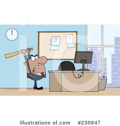 Royalty-Free (RF) Businessman Clipart Illustration by Hit Toon - Stock Sample #230847