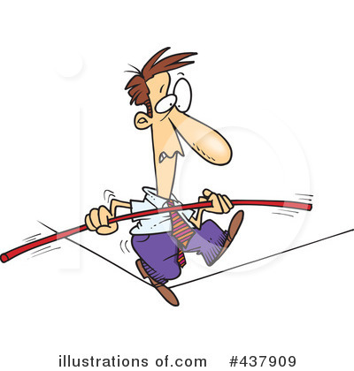 Tight Rope Clipart #437909 by toonaday