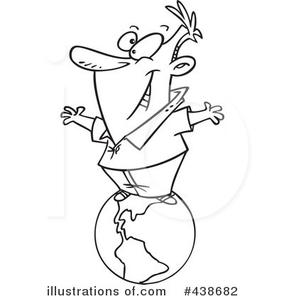 Royalty-Free (RF) Businessman Clipart Illustration by toonaday - Stock Sample #438682