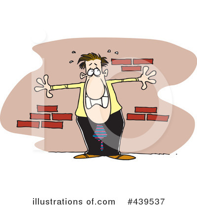 Royalty-Free (RF) Businessman Clipart Illustration by toonaday - Stock Sample #439537