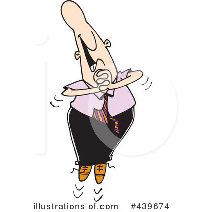 Royalty-Free (RF) Businessman Clipart Illustration by toonaday - Stock Sample #439674