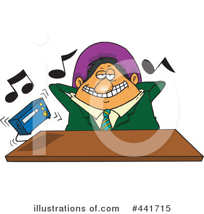 Royalty-Free (RF) Businessman Clipart Illustration by toonaday - Stock Sample #441715