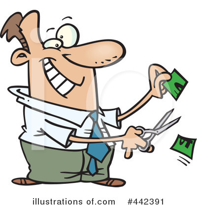 Royalty-Free (RF) Businessman Clipart Illustration by toonaday - Stock Sample #442391