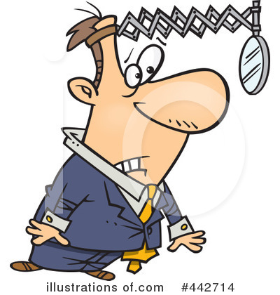 Royalty-Free (RF) Businessman Clipart Illustration by toonaday - Stock Sample #442714