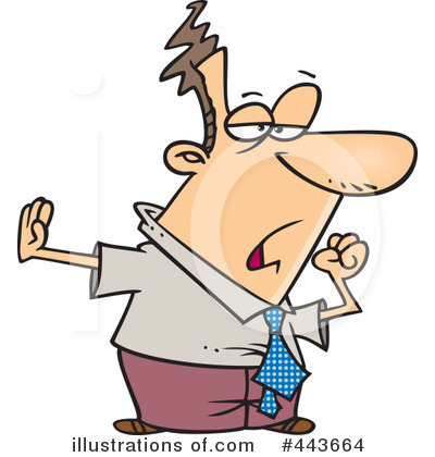 Royalty-Free (RF) Businessman Clipart Illustration by toonaday - Stock Sample #443664