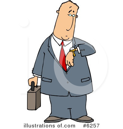 Royalty-Free (RF) Businessman Clipart Illustration by djart - Stock Sample #6257