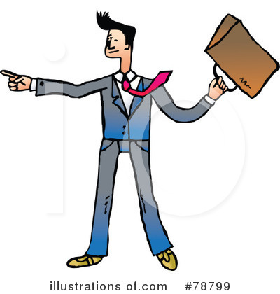 Royalty-Free (RF) Businessman Clipart Illustration by Prawny - Stock Sample #78799