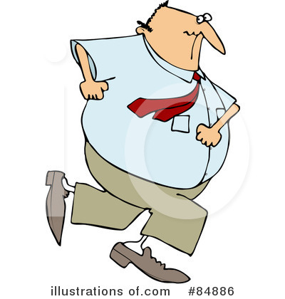 Royalty-Free (RF) Businessman Clipart Illustration by djart - Stock Sample #84886