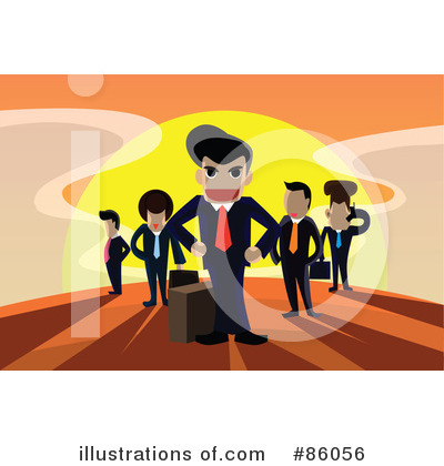Royalty-Free (RF) Businessman Clipart Illustration by mayawizard101 - Stock Sample #86056