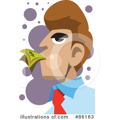 Royalty-Free (RF) Businessman Clipart Illustration by mayawizard101 - Stock Sample #86163