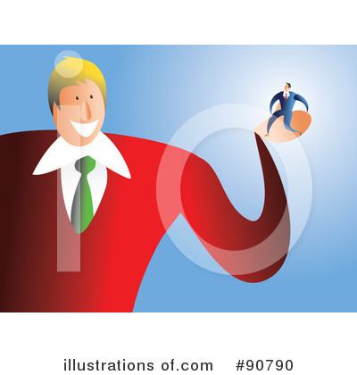 Royalty-Free (RF) Businessman Clipart Illustration by Prawny - Stock Sample #90790