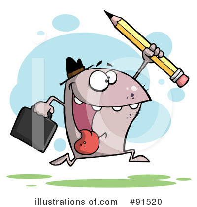 Royalty-Free (RF) Businessman Clipart Illustration by Hit Toon - Stock Sample #91520