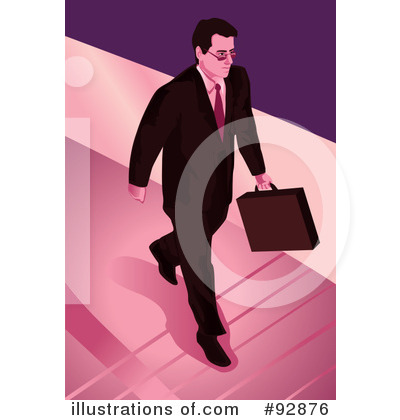 Royalty-Free (RF) Businessman Clipart Illustration by mayawizard101 - Stock Sample #92876
