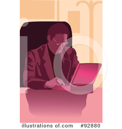 Royalty-Free (RF) Businessman Clipart Illustration by mayawizard101 - Stock Sample #92880