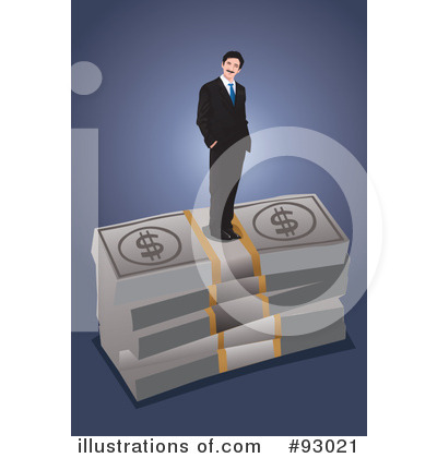 Royalty-Free (RF) Businessman Clipart Illustration by mayawizard101 - Stock Sample #93021