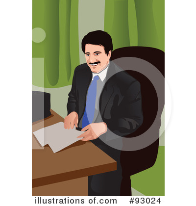 Royalty-Free (RF) Businessman Clipart Illustration by mayawizard101 - Stock Sample #93024