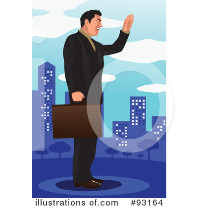 Royalty-Free (RF) Businessman Clipart Illustration by mayawizard101 - Stock Sample #93164