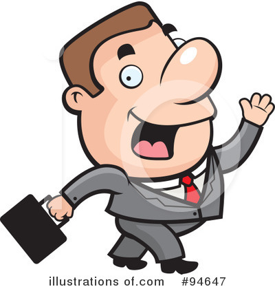 Royalty-Free (RF) Businessman Clipart Illustration by Cory Thoman - Stock Sample #94647