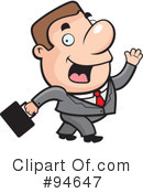 Businessman Clipart #94647 by Cory Thoman