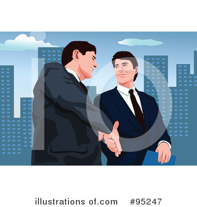 Royalty-Free (RF) Businessman Clipart Illustration by mayawizard101 - Stock Sample #95247