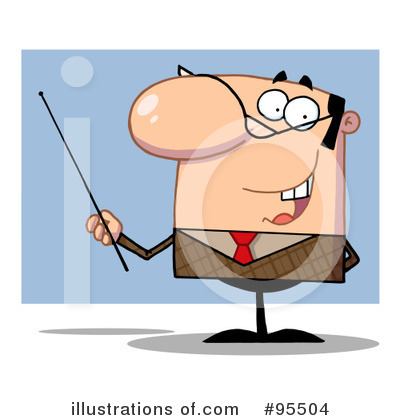 Royalty-Free (RF) Businessman Clipart Illustration by Hit Toon - Stock Sample #95504