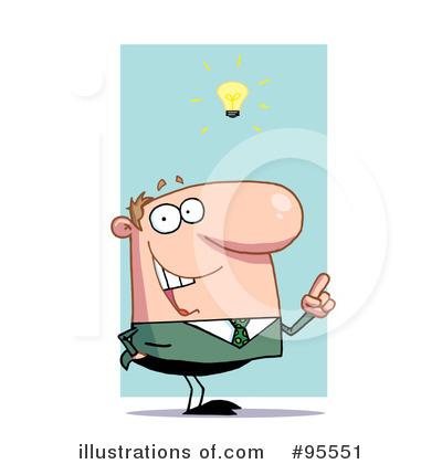 Royalty-Free (RF) Businessman Clipart Illustration by Hit Toon - Stock Sample #95551