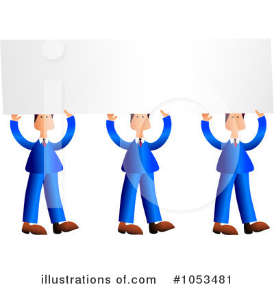 Royalty-Free (RF) Businessmen Clipart Illustration by Prawny - Stock Sample #1053481