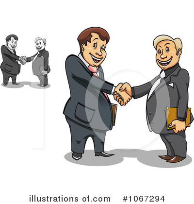 Royalty-Free (RF) Businessmen Clipart Illustration by Vector Tradition SM - Stock Sample #1067294
