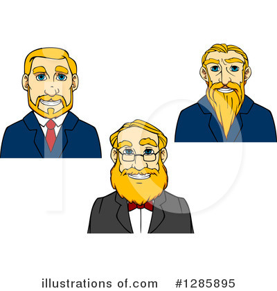 Royalty-Free (RF) Businessmen Clipart Illustration by Vector Tradition SM - Stock Sample #1285895