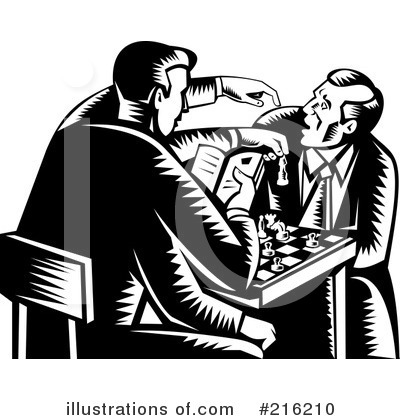 Royalty-Free (RF) Businessmen Clipart Illustration by patrimonio - Stock Sample #216210