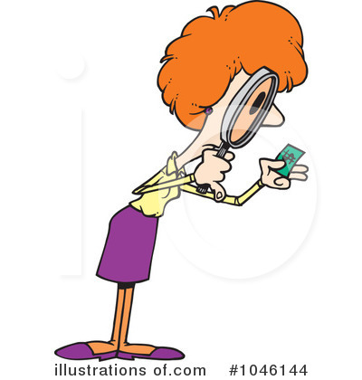 Royalty-Free (RF) Businesswoman Clipart Illustration by toonaday - Stock Sample #1046144