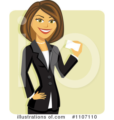 Royalty-Free (RF) Businesswoman Clipart Illustration by Amanda Kate - Stock Sample #1107110
