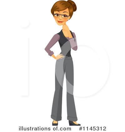 Business Woman Clipart #1145312 by Amanda Kate
